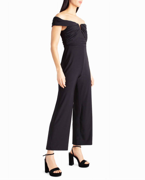 Nicole Miller Whitney Jumpsuit Black US 6 4