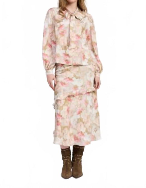 Jacquie The Label Mackenzie Blouse Pink Large 2