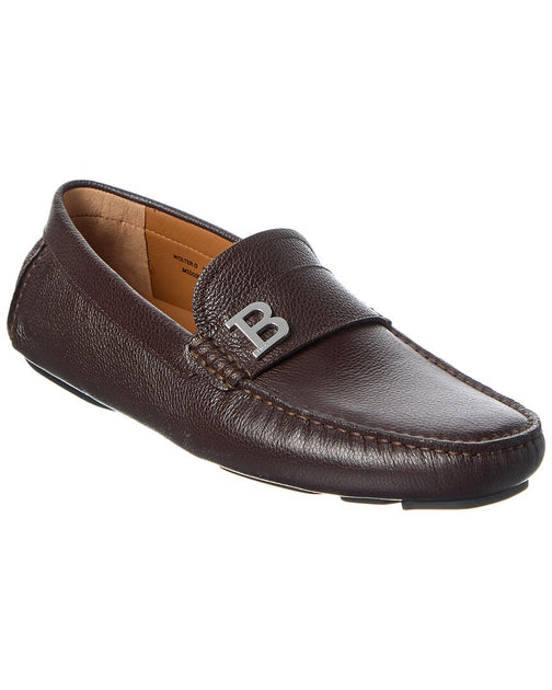 Bally Wolter Leather Driver Brown US 9.5 2