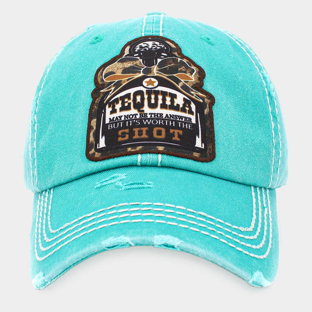 FASHNZFAB Tequila May Not Be Vintage Baseball Cap Yellow 3