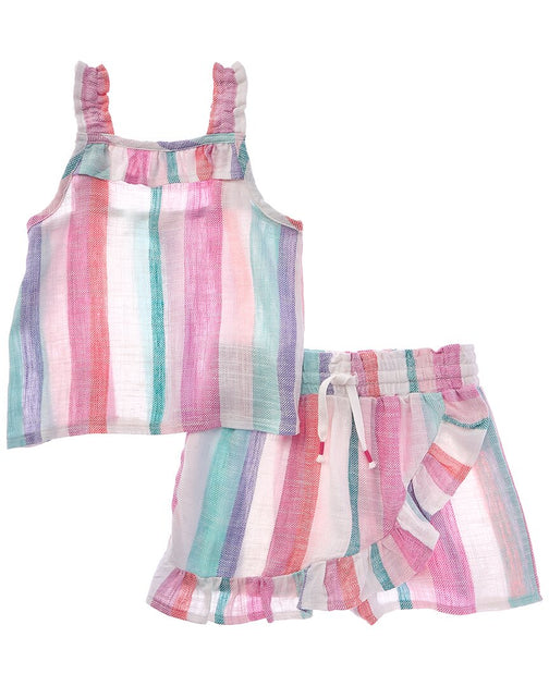 Splendid Ensemble Tank & Short 2 pièces Rose 9-12 Mois 3