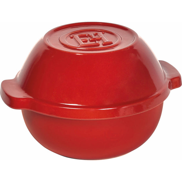 Emile Henry Bread & Potato Pot Ceramic Red 25cm 2
