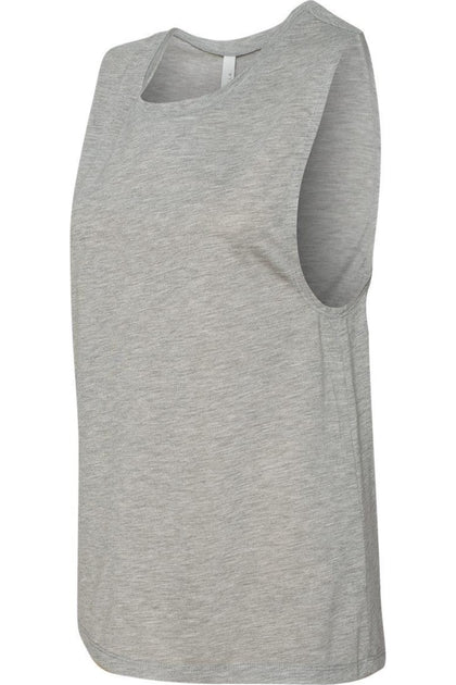BELLA + CANVAS Flowy Scoop Muscle Tank Multi Large 4