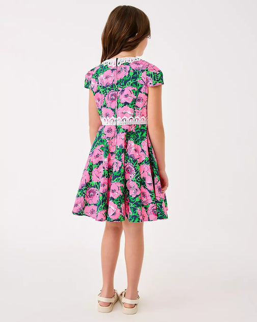 Lilly Pulitzer Idala Short Sleeve Dress Multi US 14 3