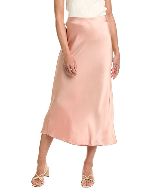 Vince Side Slip Maxi Skirt Pink XSmall 2