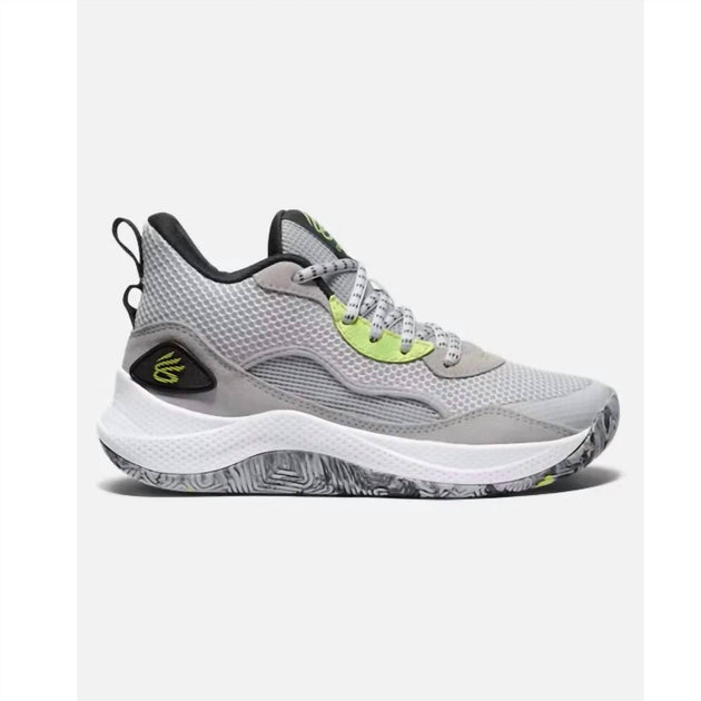 Under Armour Curry 3Z 24 Suede Shoes Grey/Black US 10 2