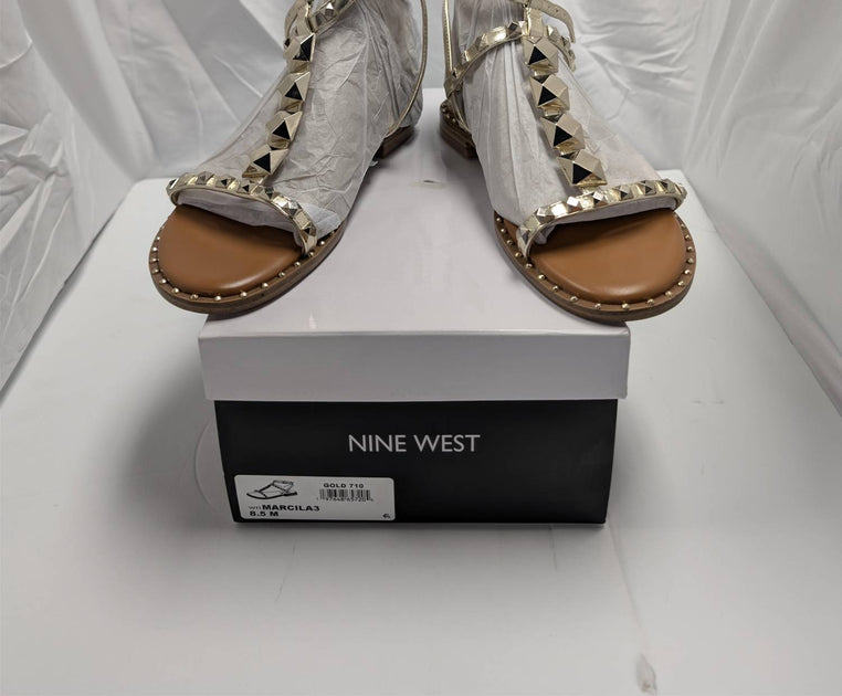 Nine West Marcila Sandals Grey US 8.5 3