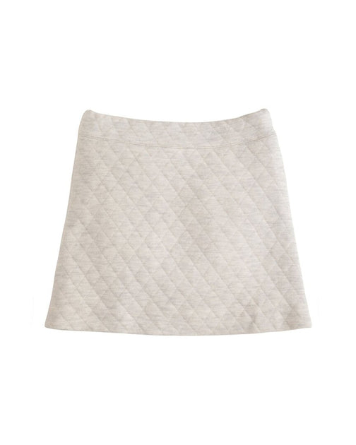 Bisby Quilted Mini Skirt Beige US 4 3