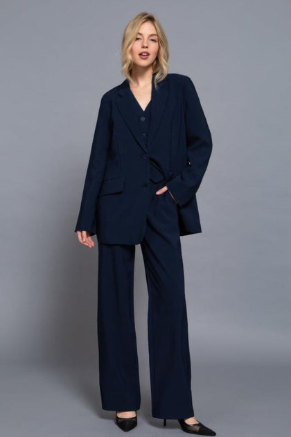 TRUEDAMES Gewebte Hose mit geradem Bein Grau Small 5