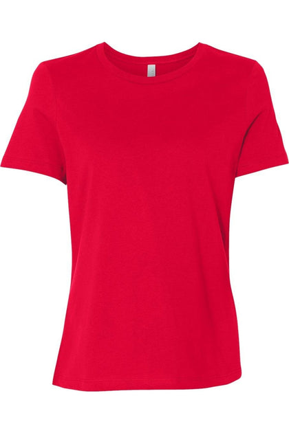 BELLA + CANVAS Womens Relaxed Jersey Tee Red XXLarge 2