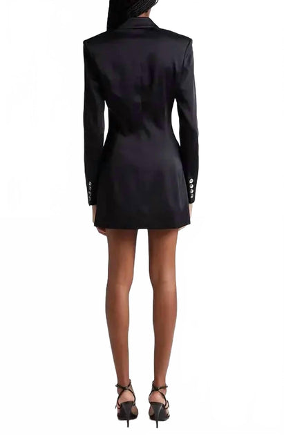 Ramy Brook Jessica Blazer Dress Blue US 4 4