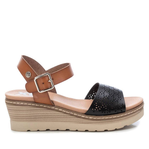 Xti Wedge Sandals Black US 5 2
