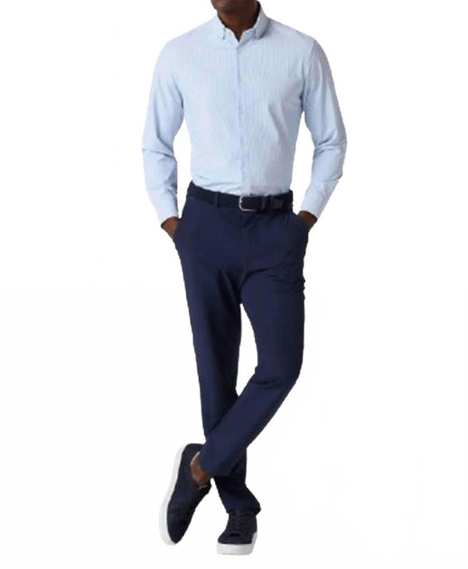 Mizzen + Main Leeward Dress Shirt Blue Medium 2