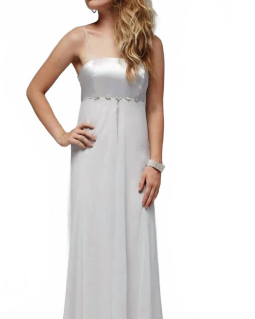 Milano Formals Silken Symphony Gown Grey US 2 4