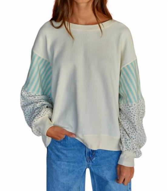 By Together Bloom Long Sleeve Sweater Green Small 2