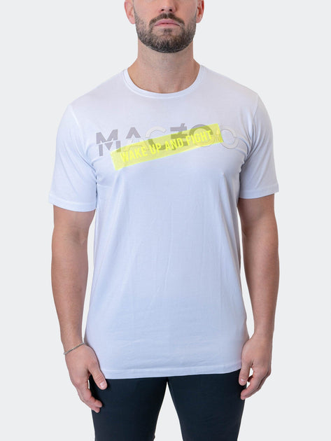 Maceoo WakeUpfight T-Shirt White Small 2