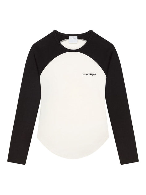 Courrèges Rounded Hem Top White Small 2