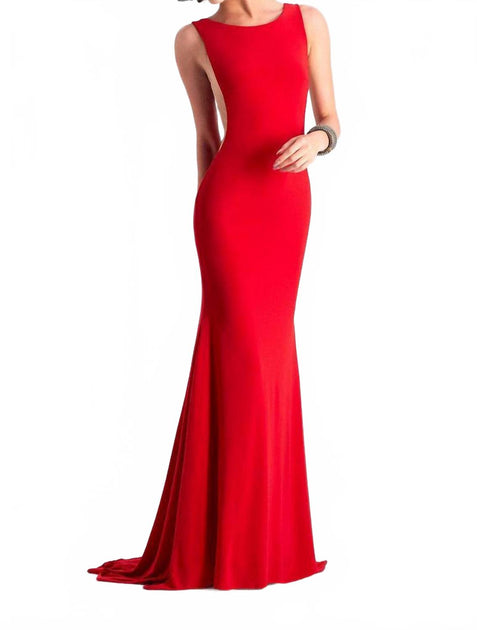 Clarisse 3095 Evening Gown Red US 4 2