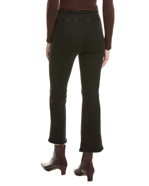 FRAME Denim Jetset Crop Boot Cut Pant Black US 2 3