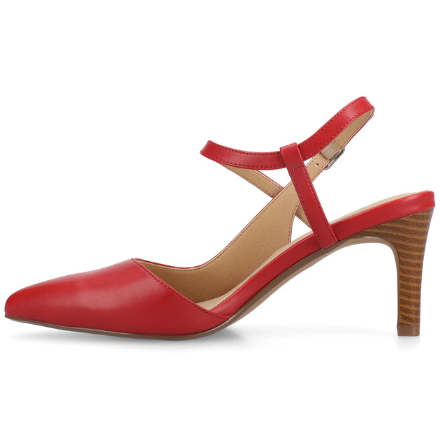 Journee Collection Scipio Pumps Red US 7 3