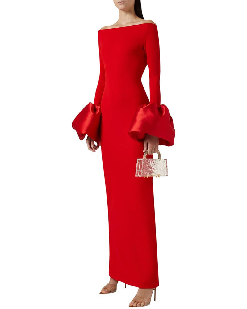 the becca maxi dress SO ONLINE AU Women's Satin Maxi Dress, Asymmetrical Neckline, Butter Color, AU10 US6