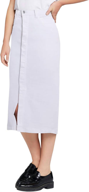 Current Elliott Insignia Midi Skirt White 29 4