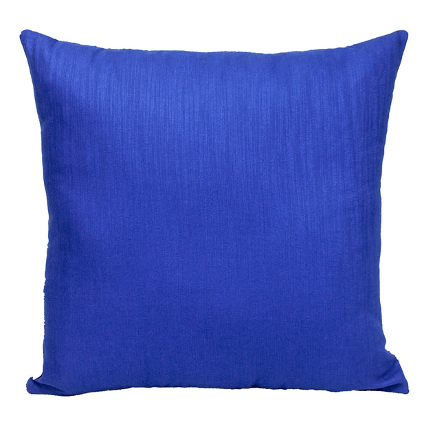 Hivvago 18" Geometric Throw Pillow Blue/White 4