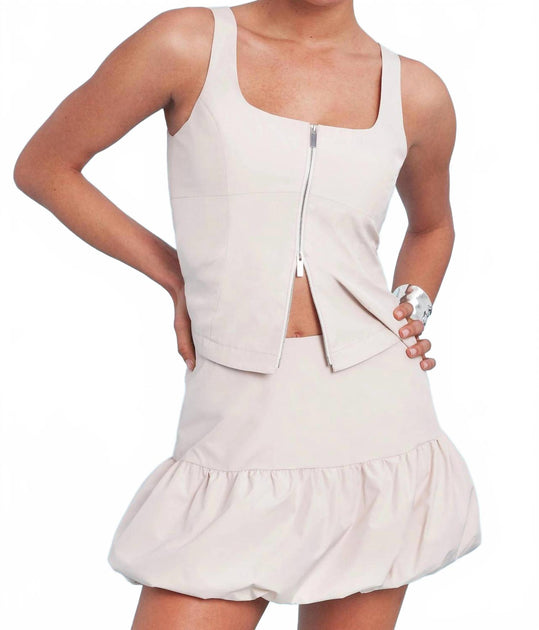 Amanda Uprichard Violet Top White Medium 2