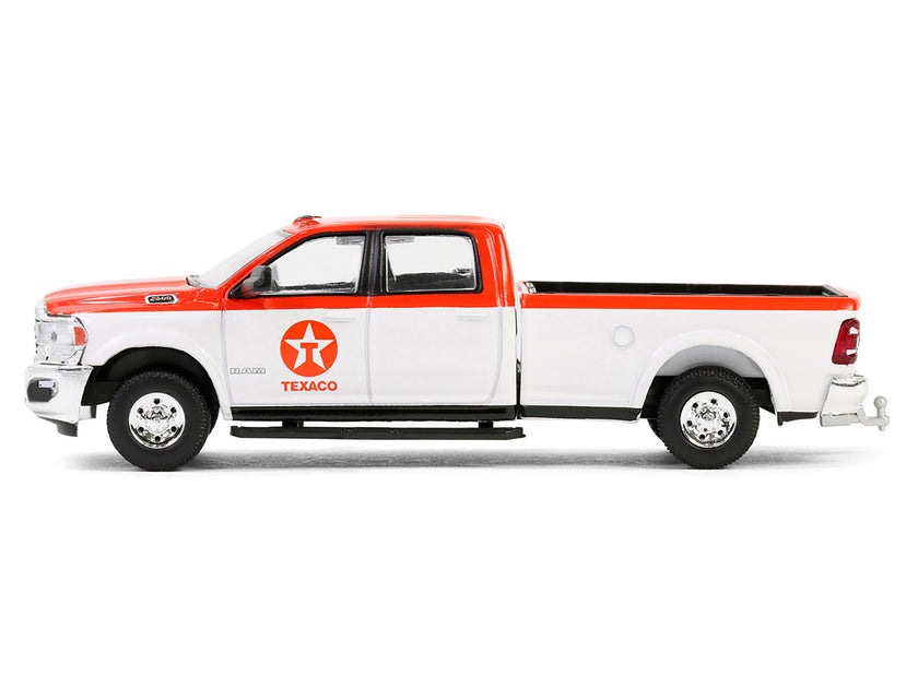 Greenlight 2023 Ram 2500 Pickup Truck Texaco Orange White 1/64 3