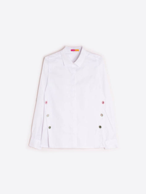 Chemise boutonnée Vilagallo à boutons latéraux 2