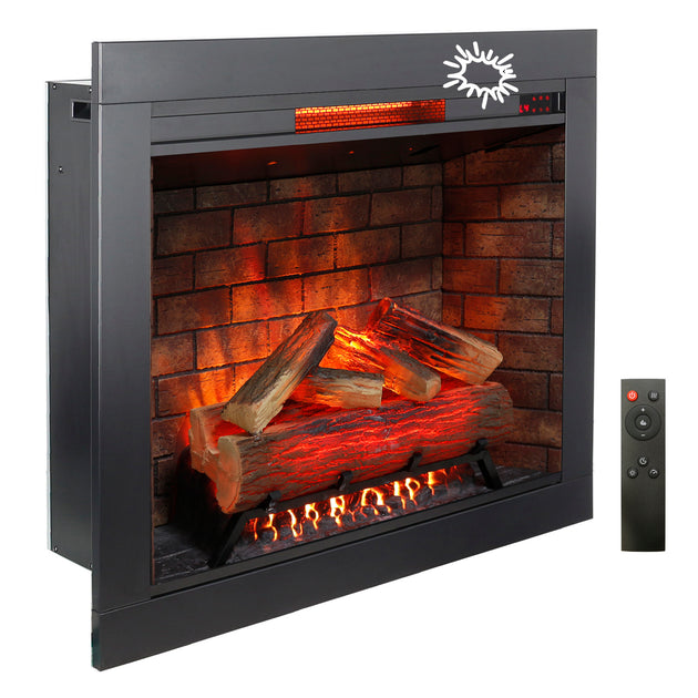 Streamdale 33" Electric Fireplace Insert Black 2