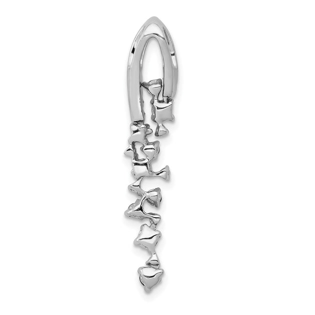Diamond2Deal Pendant Red White Gold 4