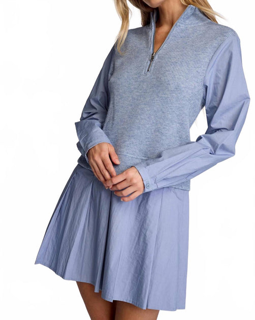 Sundays Hunter Mini Dress Blue Large 4