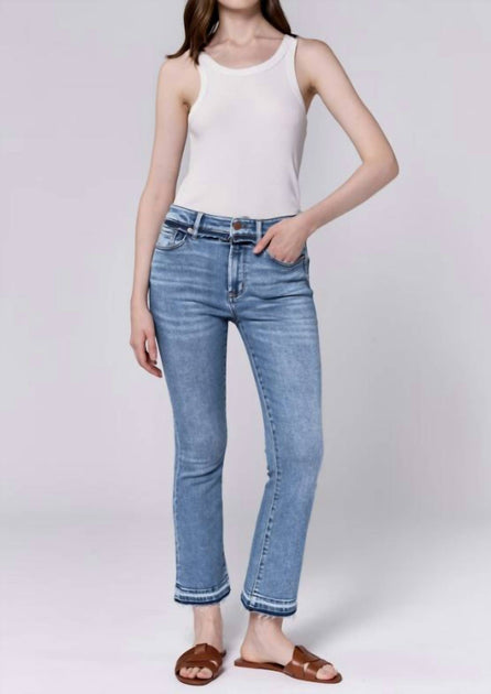 Dear John Denim Jeanne Cropped Jeans Blue 32 2