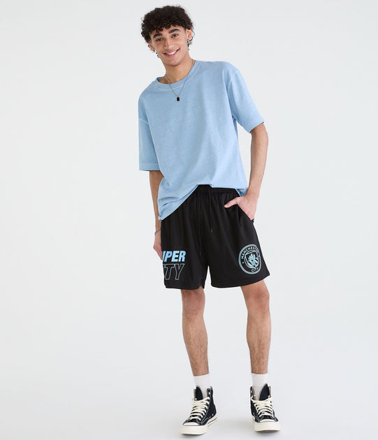 Aeropostale Manchester City Mesh Shorts Multi Medium 3