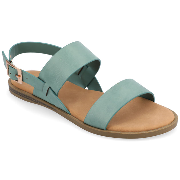 Journee Collection Lavine Sandals Red US 7.5 4