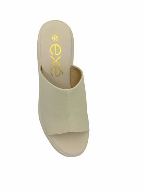 Exe TM-403 Wedge Sandal Beige EU 39 4