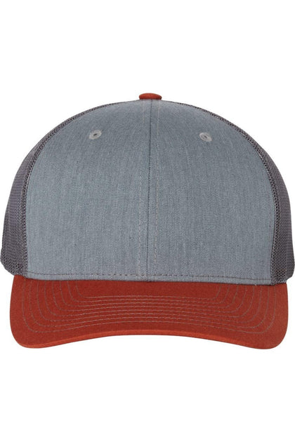  Richardson Adjustable Snapback Trucker Cap Grey 2