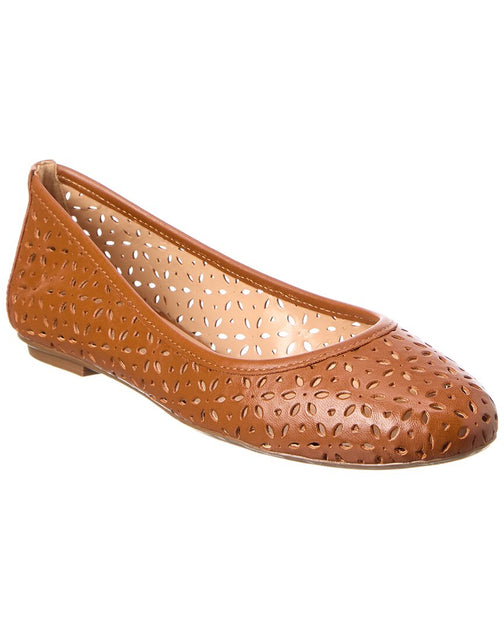 French Sole Leyla Flat Brown US 9.5 2