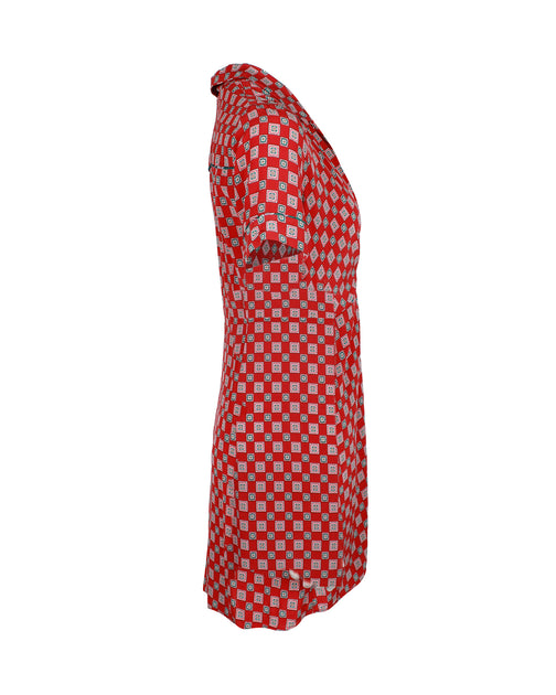 sandro red silk dress Sandro Asymmetric V-Neck Woven maxi dress