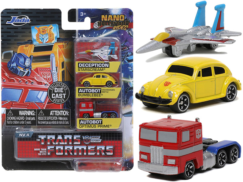 Jada Transformers Nano Hollywood Rides Release 2 Diecast Set Multicolor 2