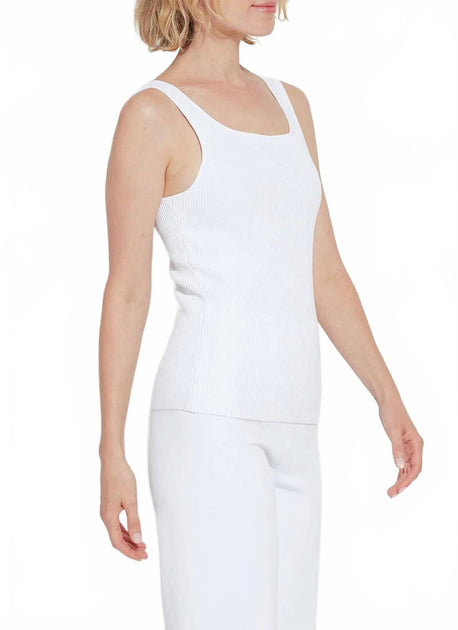Lysse Avril Tank Top White Small 3