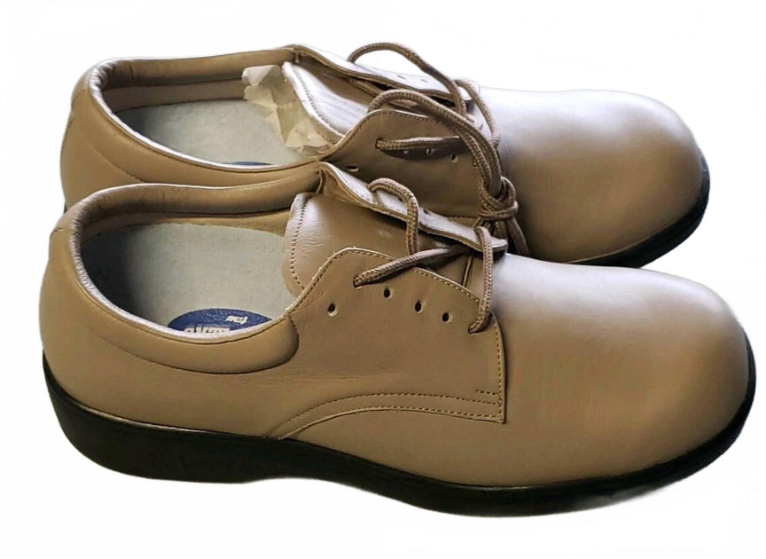Apex Ambulator Oxford Walking Shoes Beige US 10 3