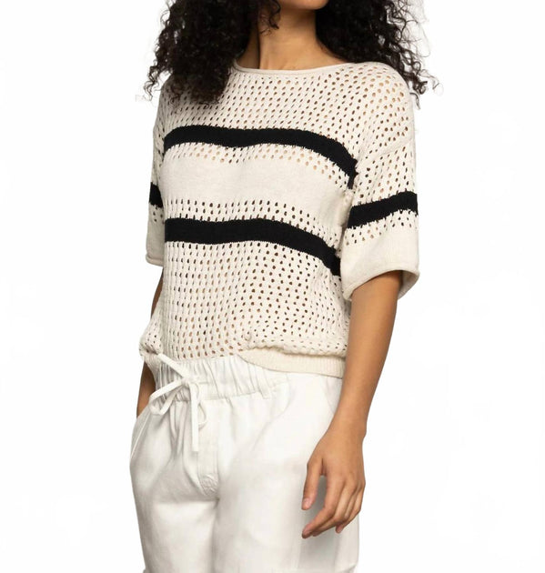 Sanctuary Openwork Tee Multi Large 2