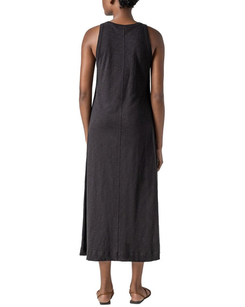 Lilla P Jewel Neck Tank Dress Black Large 3