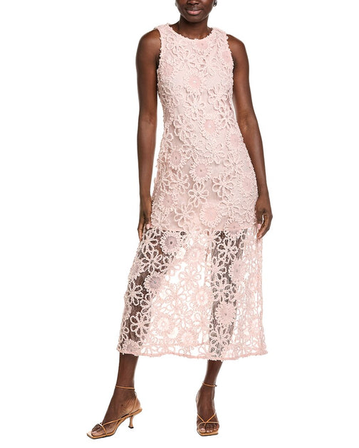 Endless Rose Lace Cami Maxi Dress Pink Small 2