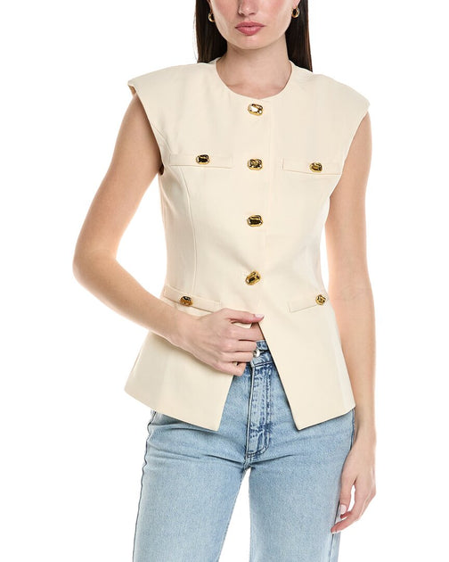Seraphina Woven Jacket White Small 2