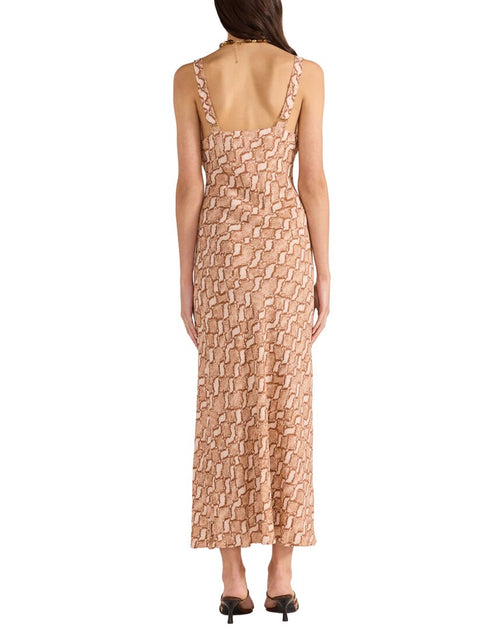 MINKPINK Koa Bias Midikleid Beige Small 3