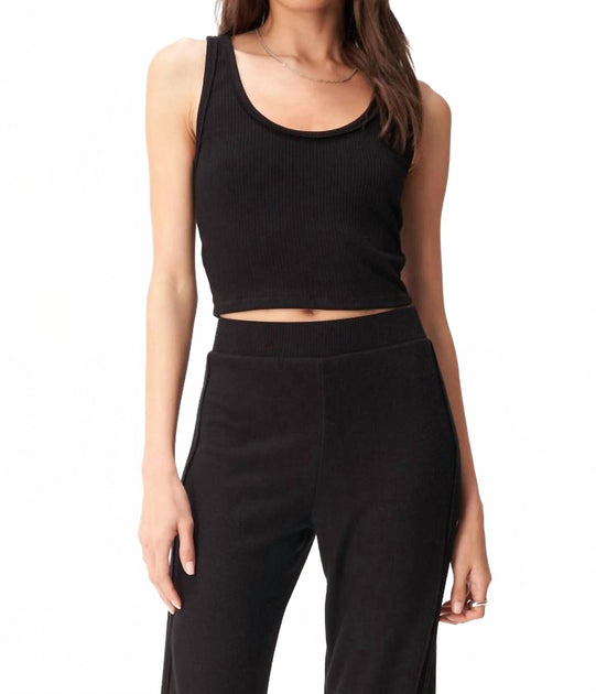 Project Social T Porta Seamed Rib Tank Schwarz Large 2