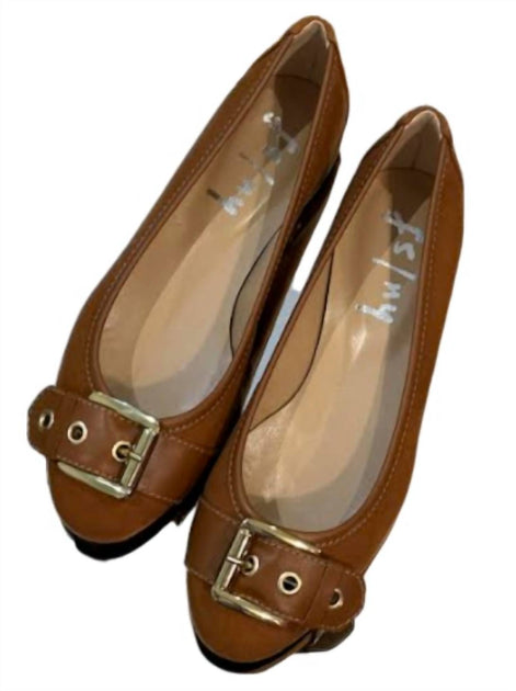 FS/NY Dito Flat Shoes Brown US 5-6 2